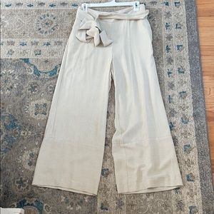 HM belted cropped ankle pants